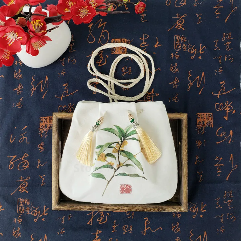 Традиционный китайский стиль ретро сумка атласный старинный Саше Hanfu кошелек для