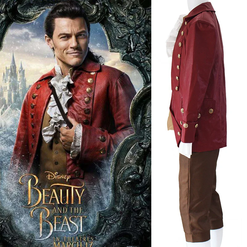 Фильм Красота и с рисунком из мультфильма Красавица Чудовище Gaston Костюмы для