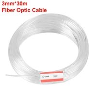 3mm 30m end glow fiber optic light pmma plastic cable