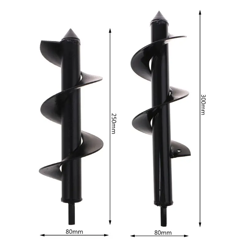 

Black Home Yard Garden Flower Plant Farm Planting Auger Digger Twist Spiral Bit Digging Holes Drill Bit Tools