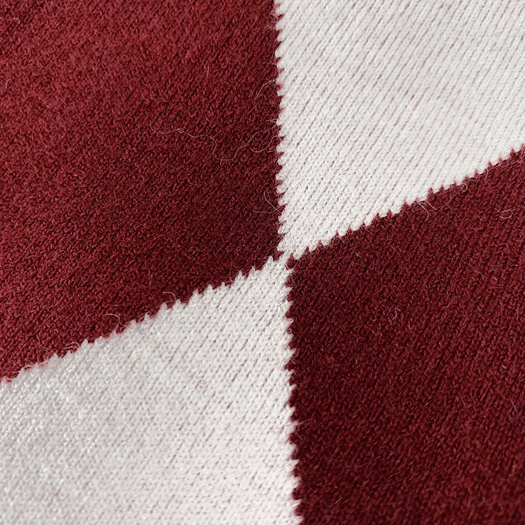 

2020 Autumn and Winter Mouse Embroidered V-neck Profile Sweater