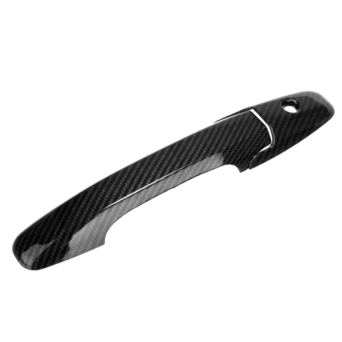 8 шт./компл. углеродное волокно стиль Наружная ручка двери автомобиля захват