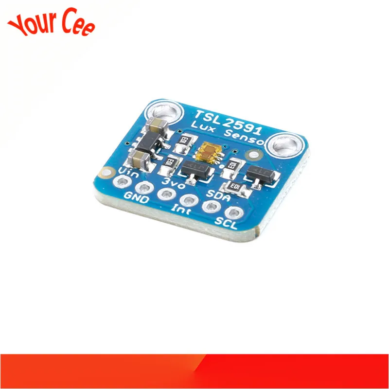 Цифровой оптический сенсорный модуль TSL2591 светильник IC I2C 3 В 5 в с высоким