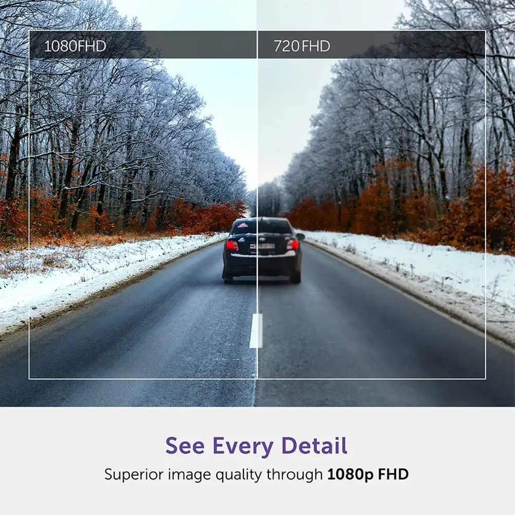 Автомобильный мини-видеорегистратор T679 HD с функцией ночного видения 1080P