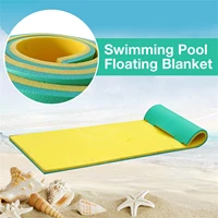 swimming pool float water blanket water floating pad smooth soft comfortable water float mat for sunbathing water entertainment