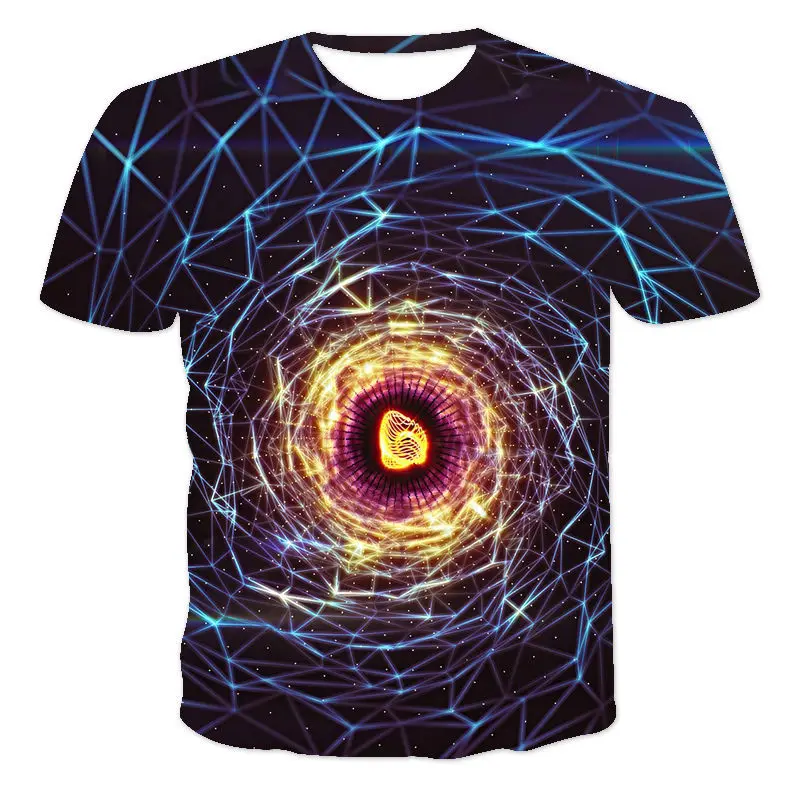 

Summer Latest Men And Women Personality Fresh, Wild, Colorful And Comfortable 3d Popular Casual Short-Sleeved T-Shirt Xxs-6xl