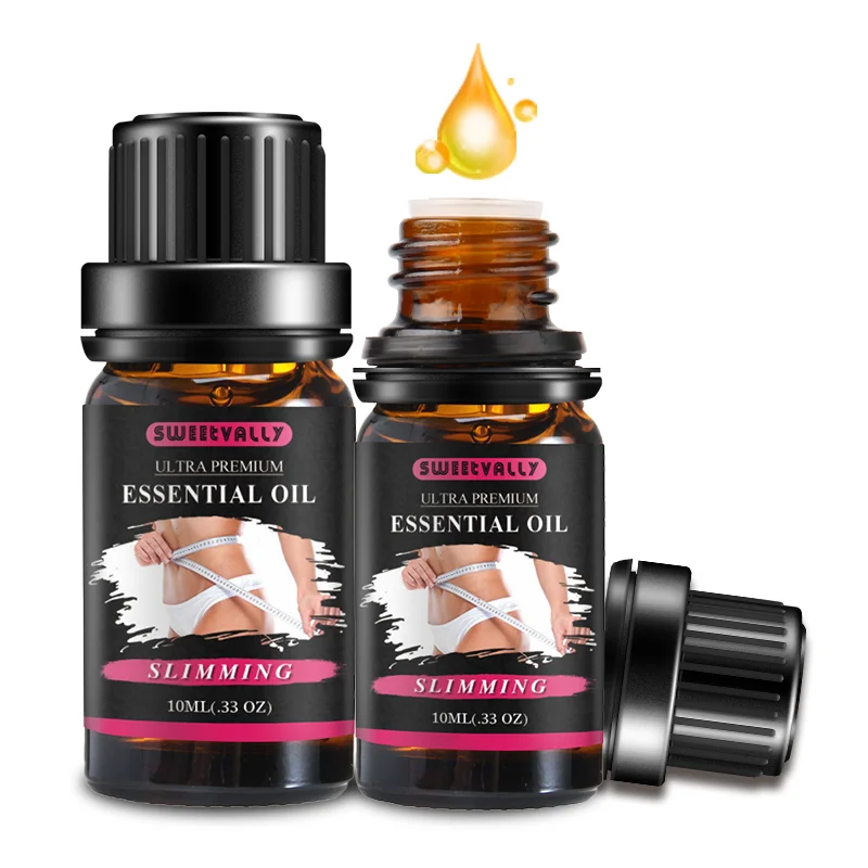 Горячая распродажа 10 мл массажное эфирное масло для похудения уход за телом