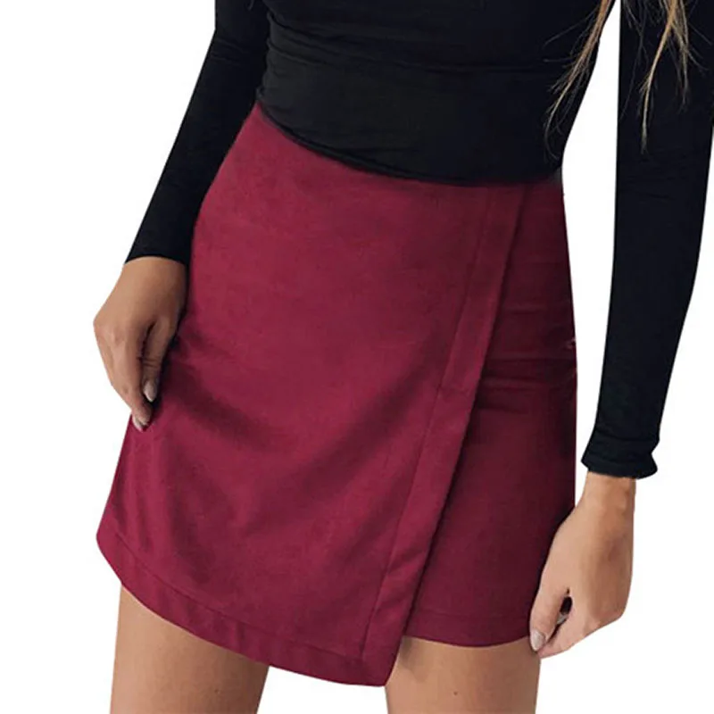 

Women Irregular Bodycon Skirts Sexy High Waist Slim Mini Skirt Streetwear Summer Elegant Party Wrap Hip Lady Short Skirts Bottom