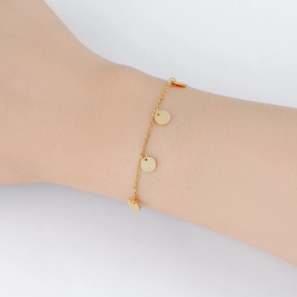 Mavis Hare нержавеющая сталь сверкающий многокруглый браслет 6 мм маленький Спарклер