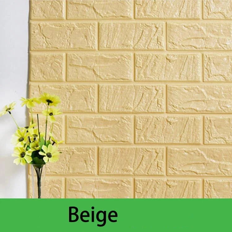 3D обои под кирпич DIY водонепроницаемые наклейки на стену рельефные PE пены стены