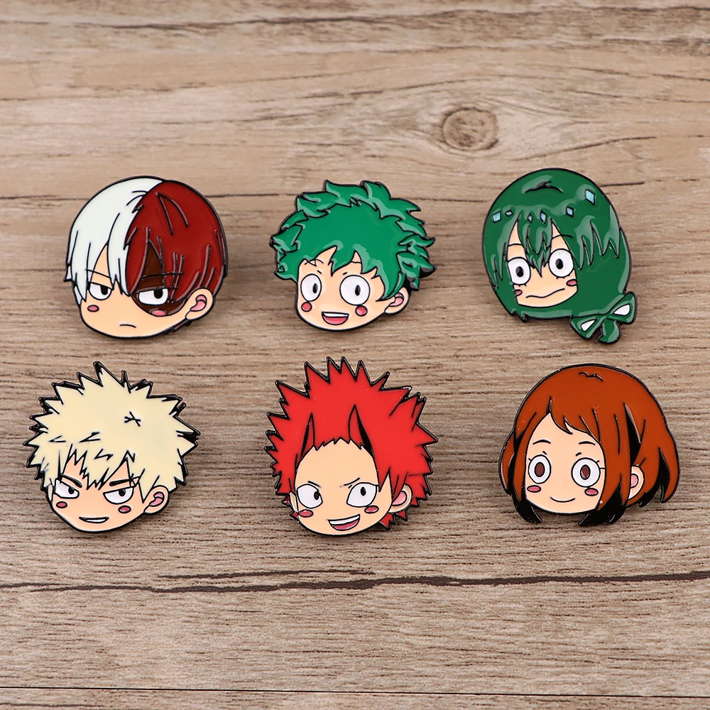 

BG1879 My Hero Academia Anime Pins Japanese Enamel Pins Cute Brooch Pin Bag Clothes Lapel Pin Cute Badge Jewelry Gift