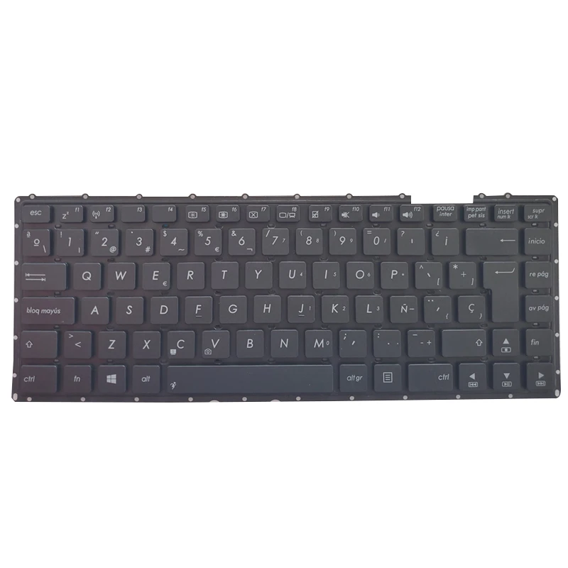 Фото Испанская/Латиноамериканская Клавиатура для ноутбука Asus X451 X451C X451CA X451MA X451MAV A455 A450 X455 X454 R455 A455L F455 X403M W419L SP/LA №2