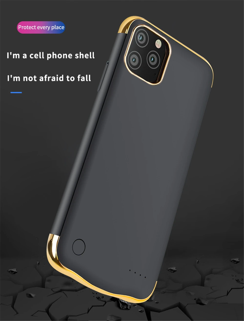 NTSPACE для iPhone 11 Pro Max зарядное устройство чехол s ультра тонкий портативный внешний аккумулятор зарядный чехол для iPhone 11 Pro чехол для батареи