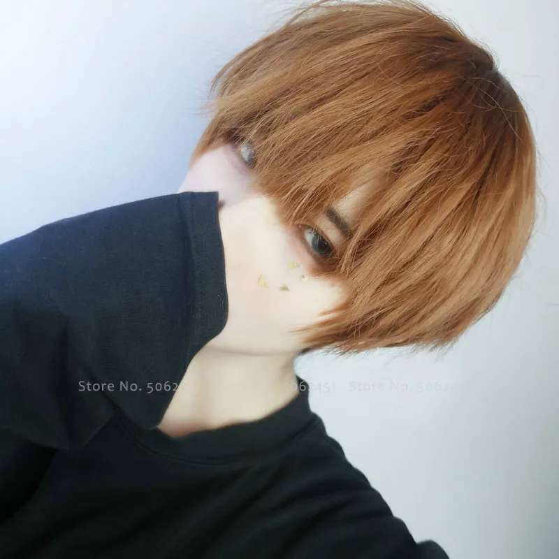 Японский аниме рыцарь принц Косплей Air челка парик корейский стиль мужчины