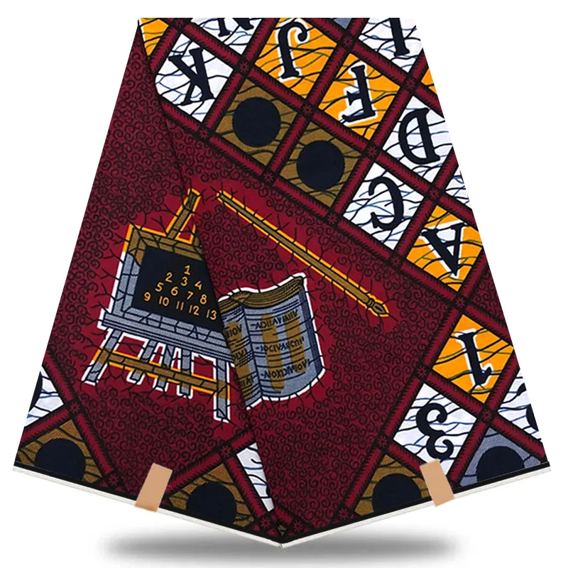 2021 latest fashion design very popular African Ankara real wax fabric 100% cotton soft Nigeria style for dress LY495 | Дом и сад