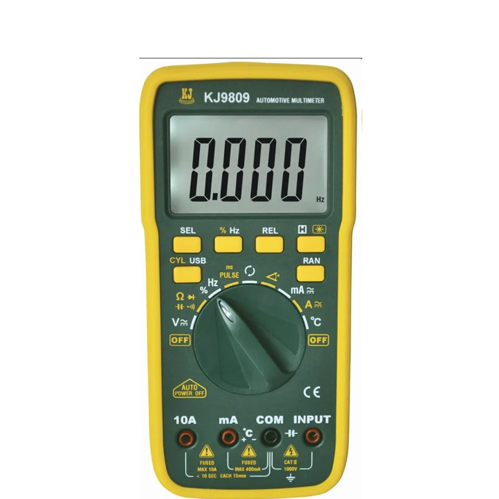 

KJ9809 Car diagnostic tool Digital Automotive multimeter circuit tester