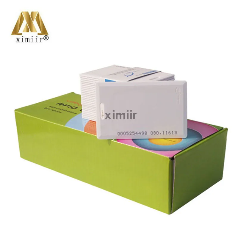 Free Shipping Good Quality Mango Card For Access Control 100pcs/box 125Khz ID Proximity Thick White Blank EM-MG-01B | Безопасность и