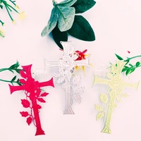 christmas cross metal cutting mold scrapbook template paper card diary handicraft template decoration