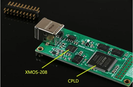 XMOS-XU208 USB к I2S цифровой Интерфейс асинхронный карты Совместимость Amanero DSD256 |