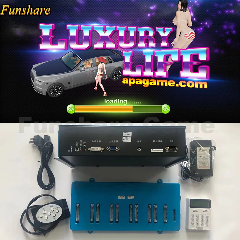 

Лидер продаж 2021, Аркадный Игровой Автомат для парка развлечений, роскошная жизнь