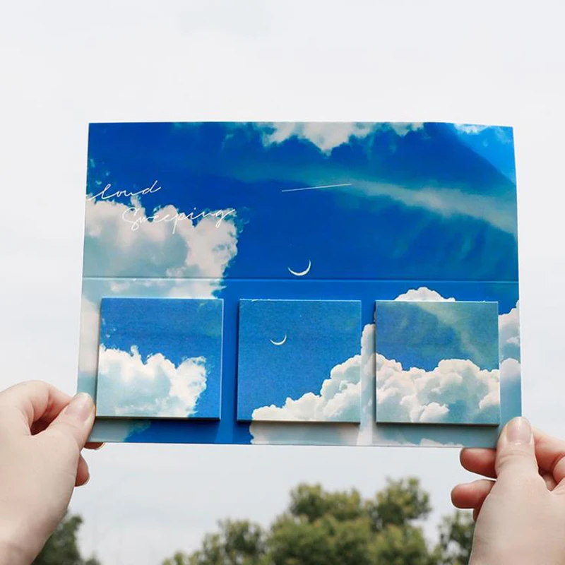 JIANWU 60 листов теплый Sun Promise серия Art Sticky Notes милые Креативные небесные подсолнухи