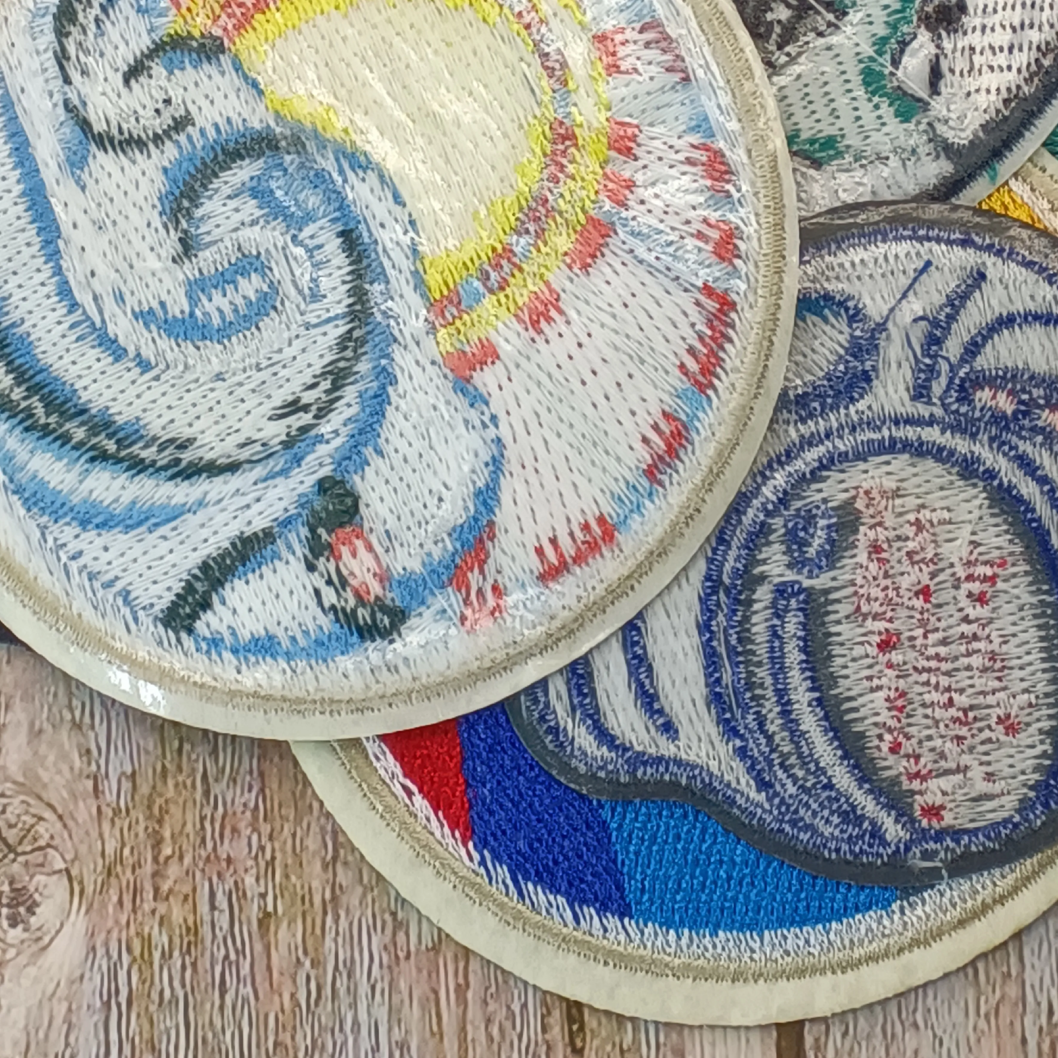 Плавкий патч с вышивкой Ван Гога термоклейкие полосы космонавтом для одежды | Дом