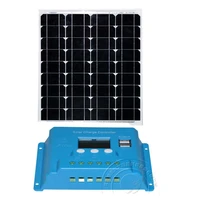 photovoltaic panel 12v 50w solar charge controller 12v24v 10a solar charger for car battery 12v outdoor led light motorhomes