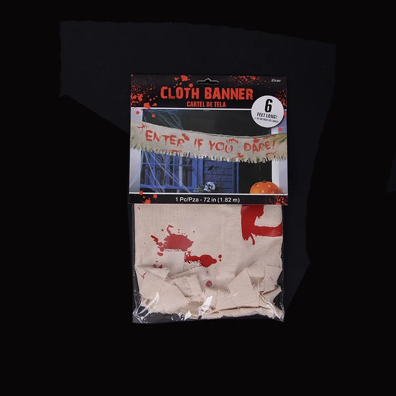 Хэллоуин кровавая дверная занавеска декоративная жуткая ткань дом с