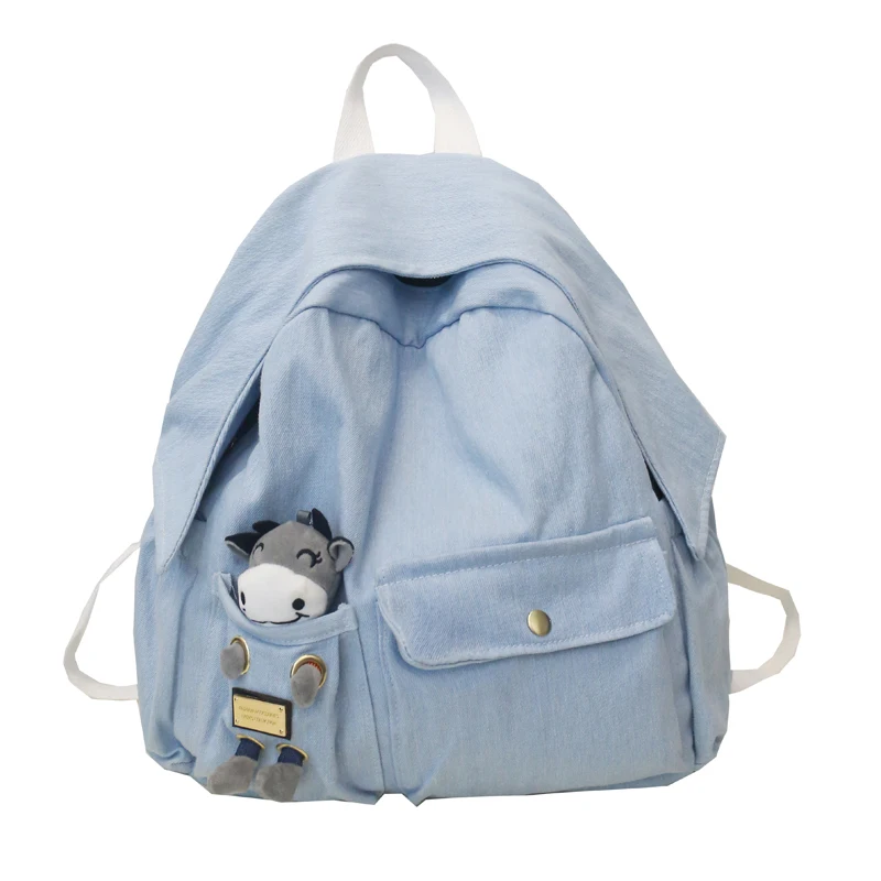 

High Student School Bags for Teenage Girls Backpack Women Bookbags Lightweight Canvas Bag School Female Teen Schoobag Kawaii