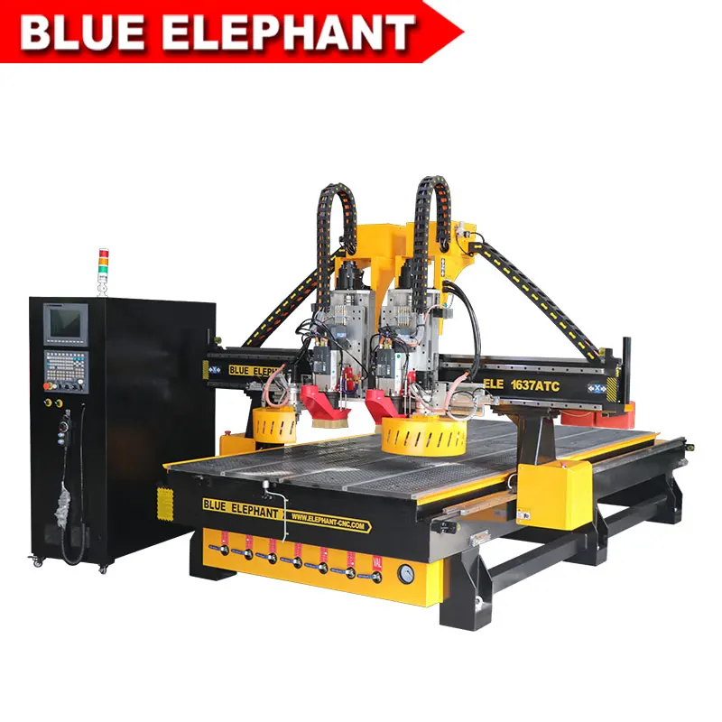 Фрезерный станок Blue Elephant CNC 1637 фрезерный для резки деревянных дверей и шкафов