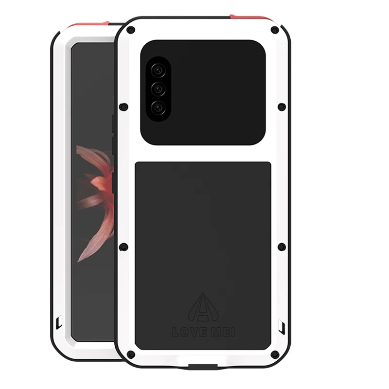 Мощный чехол для Sony Xperia 10 II металлический бронированный ударопрочный