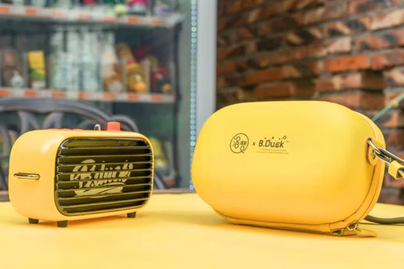 

Bluetooth-динамик LOFREE ядовито-M B.DUCK, желтый, с функцией восстановления FM-радио, портативный беспроводной музыкальный плеер с сабвуфером, подарок ...