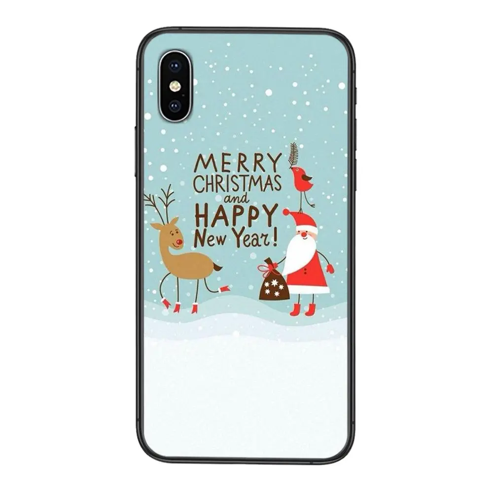 Чехол с рождественским оленем для iPhone SE2020 11 12 Plus Pro Mini X XS Max XR 8 7 6S SE 5 5C - купить по