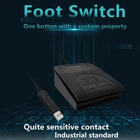 usb foot pedal switch midi controller user defined shortcut key for instrument computer medical equipment machine tools