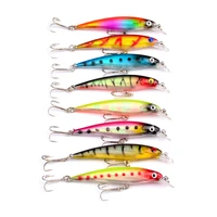 1pcs minnow pesca wobblers fishing lure hard bait 8 2cm 7 3g swimbait with treble hooks isca artificial pike bait fishing tackle