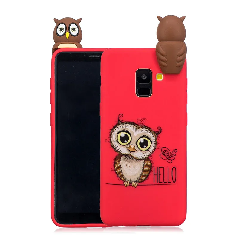 Милая панда, Единорог "," Сова "," Кошка "3D мягкий TPU чехол для samsung J4 J6 A6 A8 плюс A7 A10 A20 A30 A50 A10S A20S A30S A50S чехол Coque