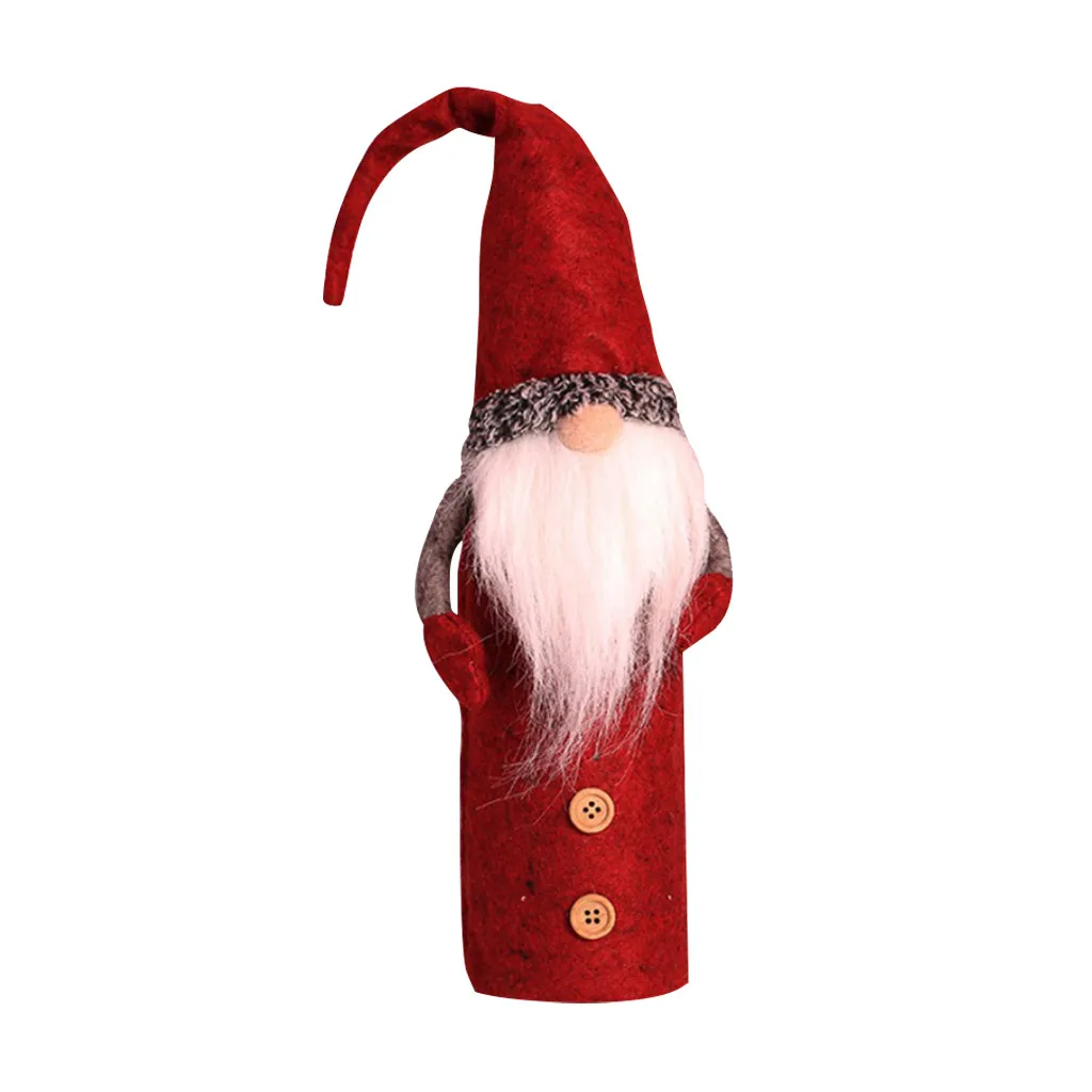 Мультяшная кукла крышка винной бутылки тканевый фартук с крышкой|Бутылки для