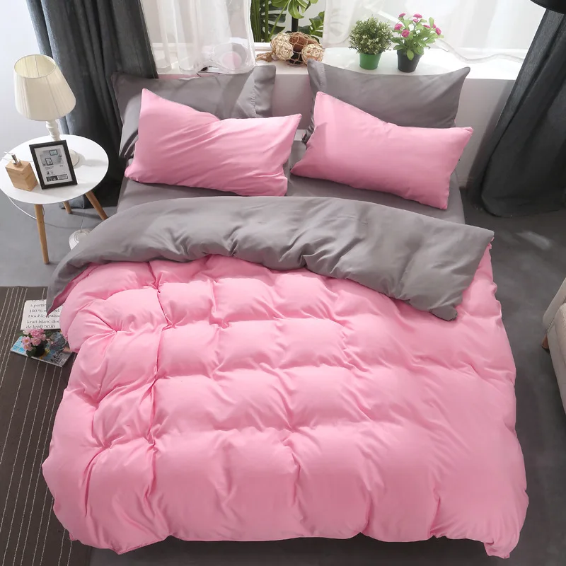 Оранжевый желтый чистый цвет Комплект постельного белья 3 шт./4 шт. детское Мягкое