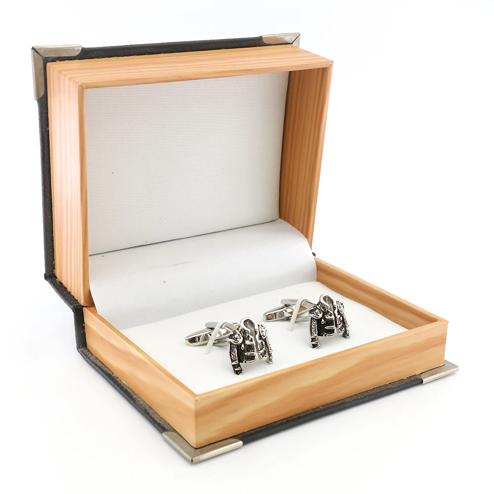 Matador Cuff Links For Men Coat Design Quality Brass Material Black Color Cufflinks Wholesale&ampretail | Украшения и аксессуары