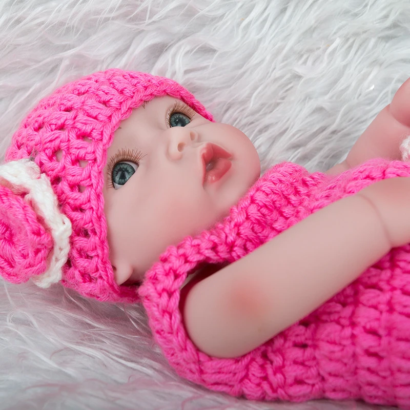 

Girl Reborn Bebes Doll Baby Dolls Soft Silicone Boneca Reborn Brinquedos Bonecas Children Kid Gifts Toys Bed Time Plamate