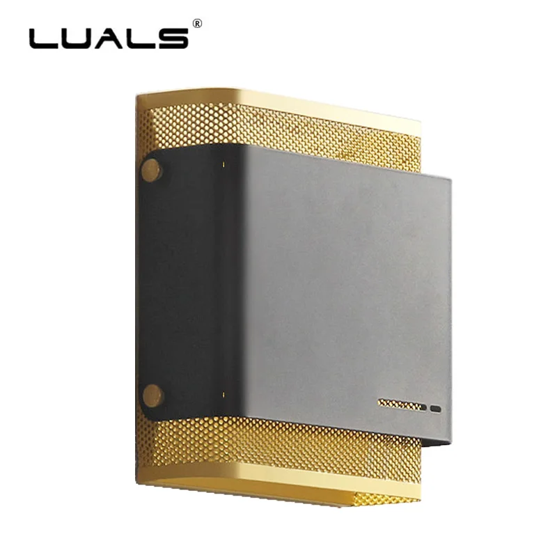 Американские настенные светильники винтажные промышленные железные сетчатые