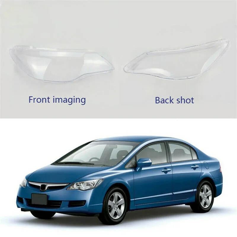 

for Honda Civic 2006-2008 Headlight Shell Lamp Shade Transparent Lens Cover Headlight Glass Headlamp Cover
