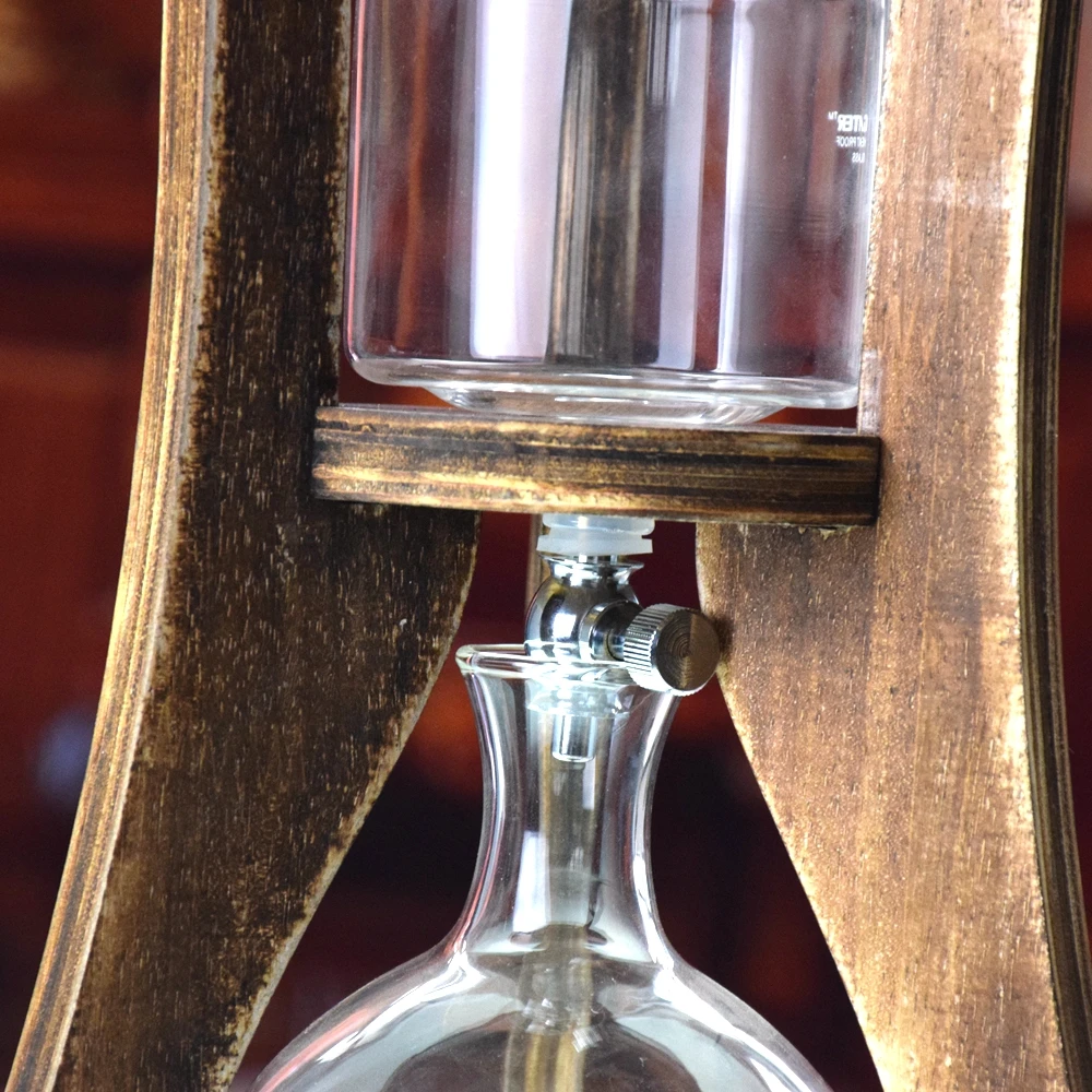 Двойные клапаны Голландская капельница для холодного кофе горшок пива