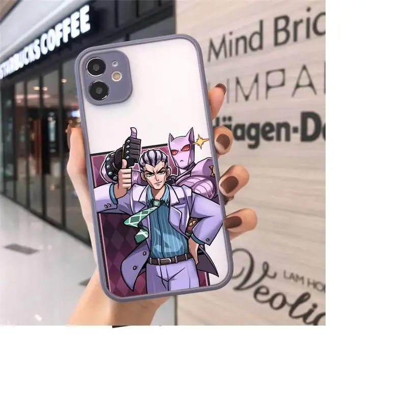 

JOJO BIZARR ADVENTUR Phone Cases Matte For iPhone 12 Mini 11 Pro XR XS Max 7 8 Plus X Hard PC Back Cover