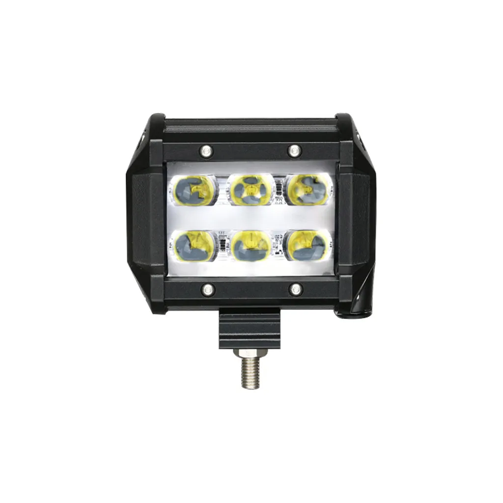 Lc тройной 18 Вт 6led объектив 6d светильник свет четырехрядная световая балка Dc 9 32 В