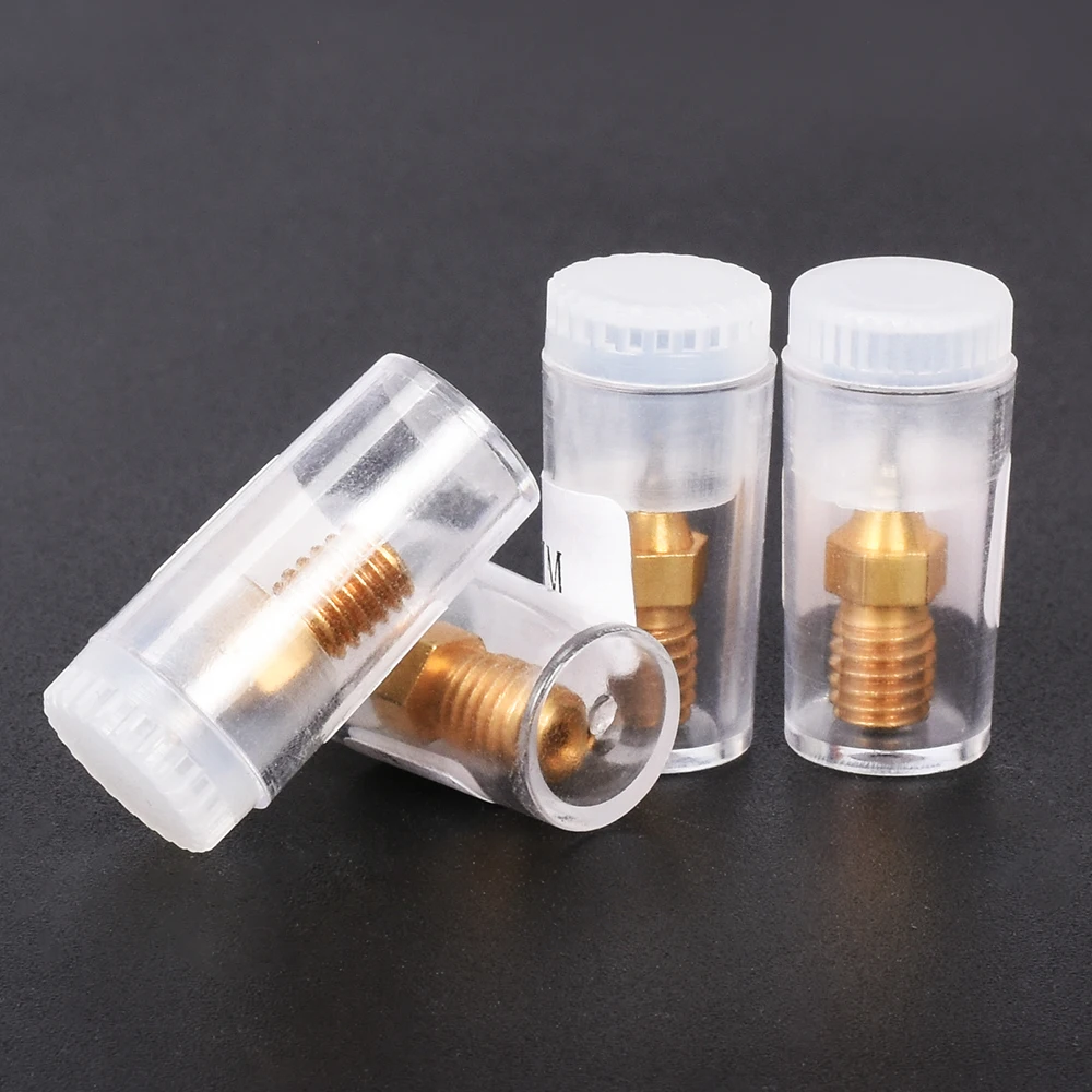 Высокое качество Budaschnozzle1.1 латунная насадка 0,2/0,3/0,4/0,5 мм 1,75 мм нити 3D-принтеры Запчасти для Ender-3 CR-10 j-head Hotend
