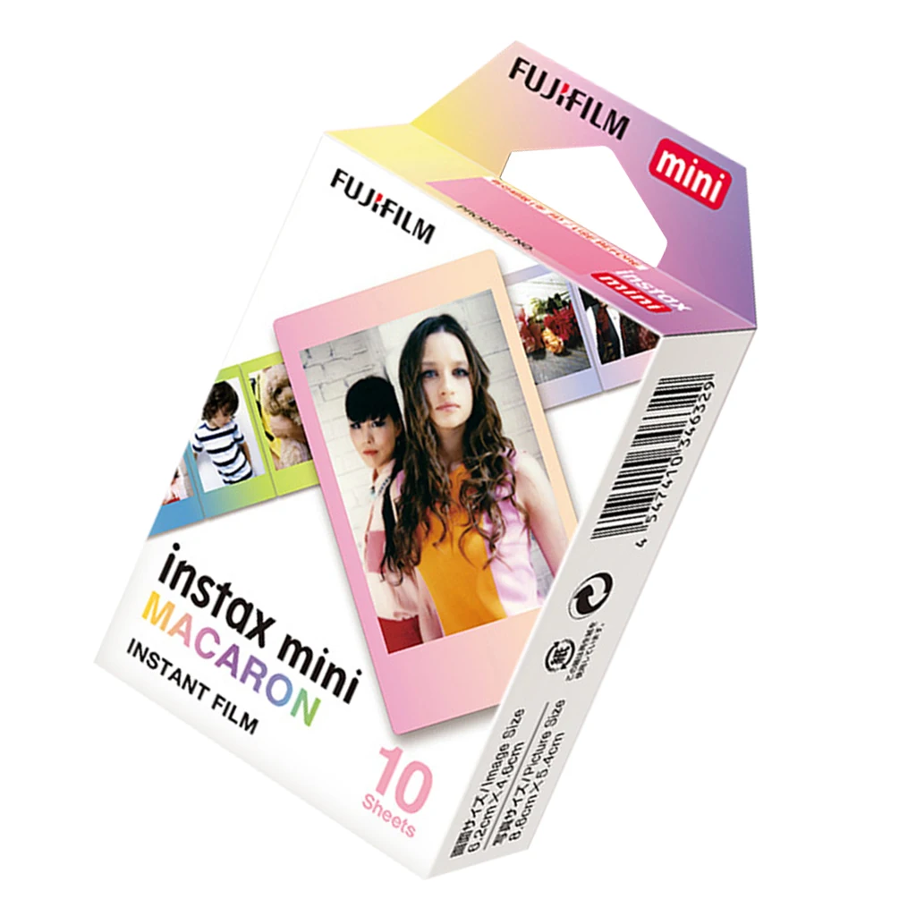 10-60 Fujifilm Instax mini 9 пленок для Instant Camera 7 8 25 50s 70 90 SP-1 SP-2 фотопринтер смартфона Macaron |