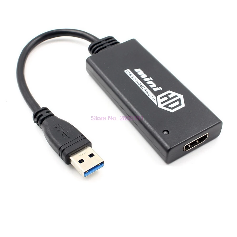 Dhl или fedex 10 шт. кабель преобразователь USB 1080 папа HDMI мама P внешняя видеокарта