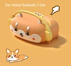 Мягкие Мультяшные чехлы для наушников Huawei Honor 2 Lite, защитный чехол для беспроводных наушников, зарядный чехол для наушников Honor 2 SE