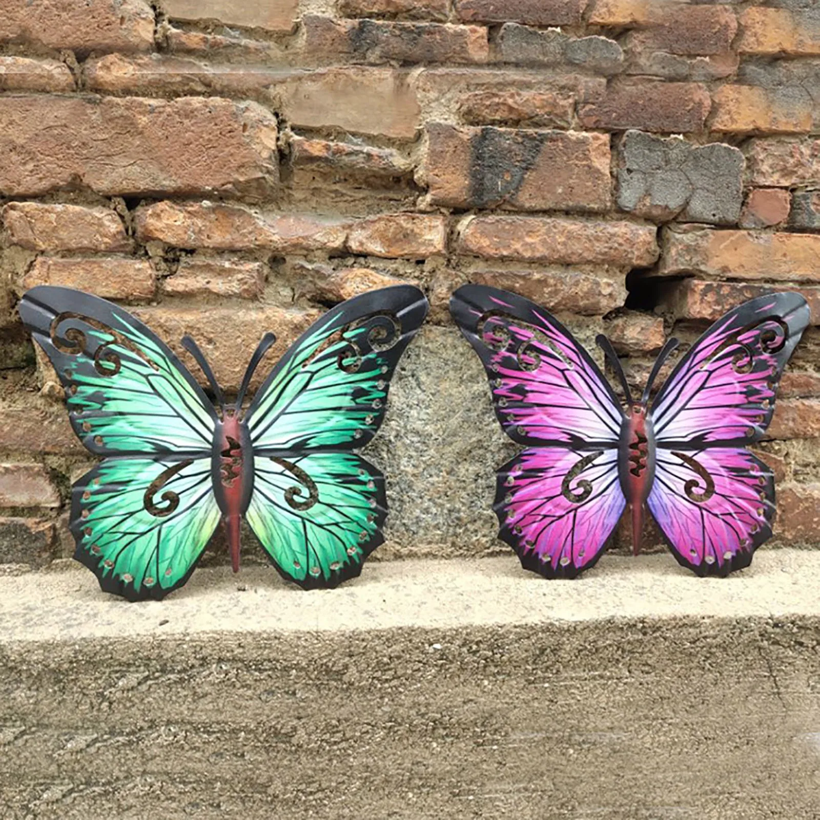 Креативная садовая бабочка для украшения стен дома и сада наружные статуэтки |
